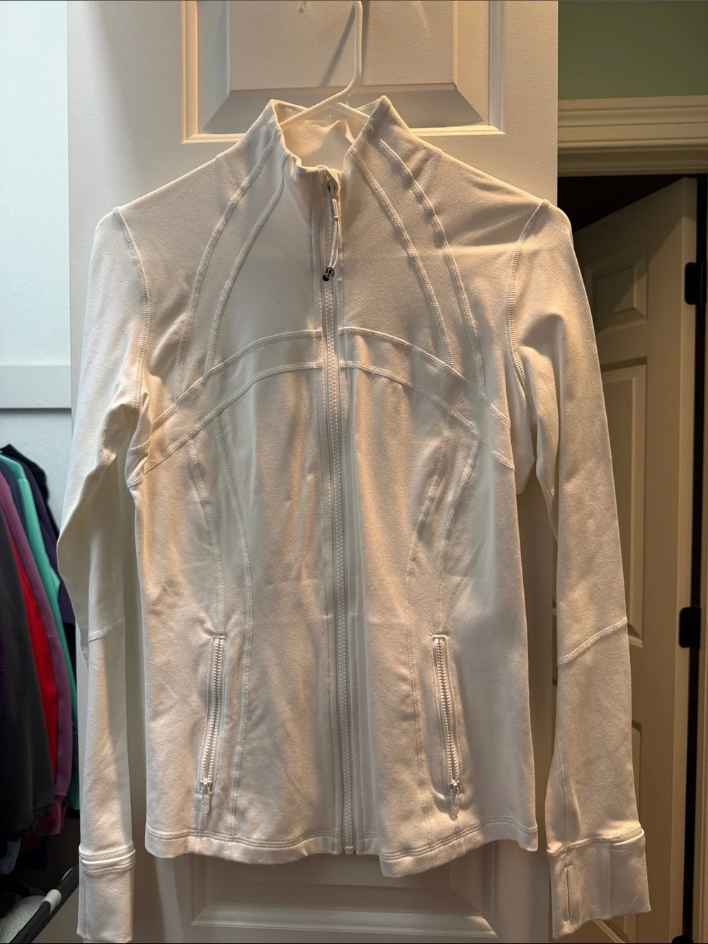 lululemon athletica White Full-Zip Utility Jacket